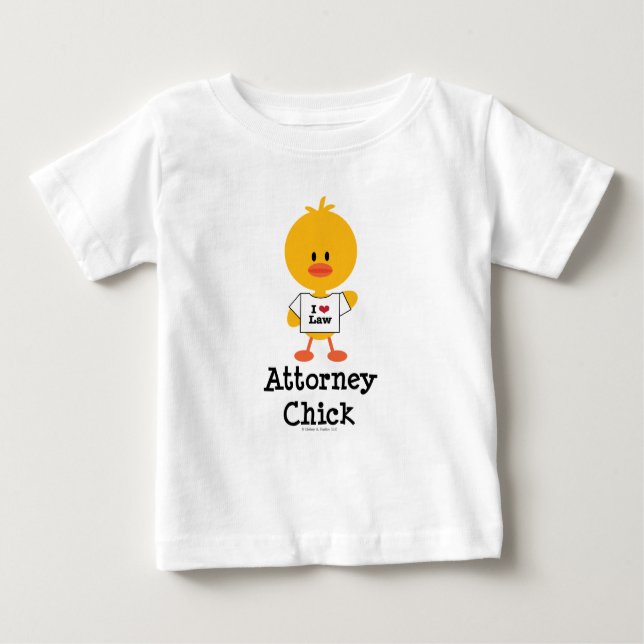 Attorney Chick Infant Långärmad T-shirt (Framsida)
