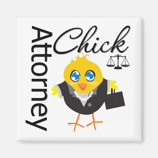 Attorney Chick v3 Magnet (Framsidan)