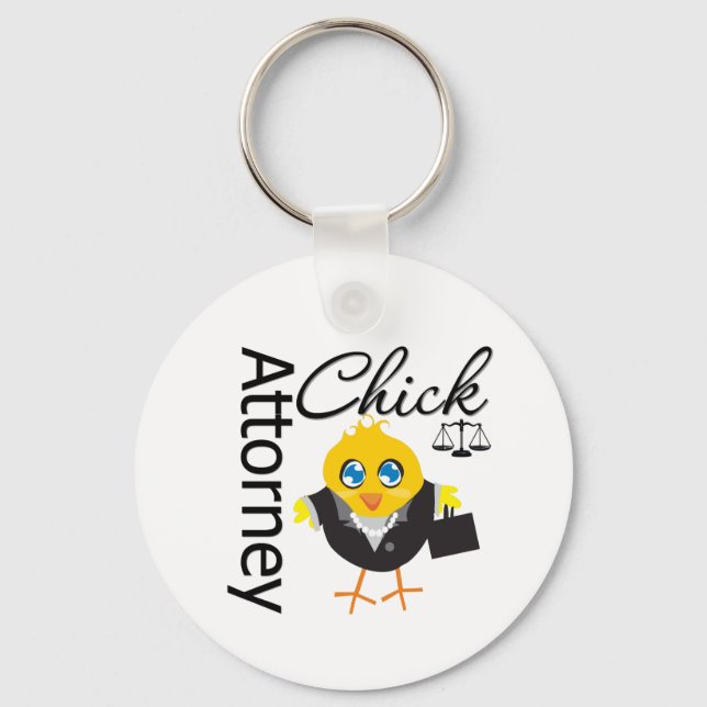 Attorney Chick v3 Nyckelring (Framsida)