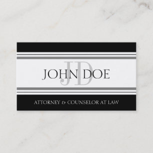 Attorney D Rand W/W Visitkort