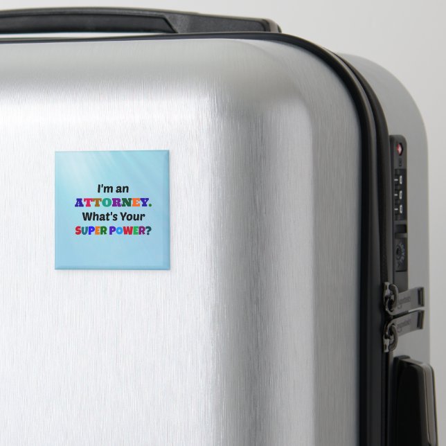 Attorney Humor Magnet (In Situ (Luggage))
