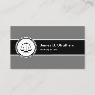 Attorney Logotyp Professionell Visitkort