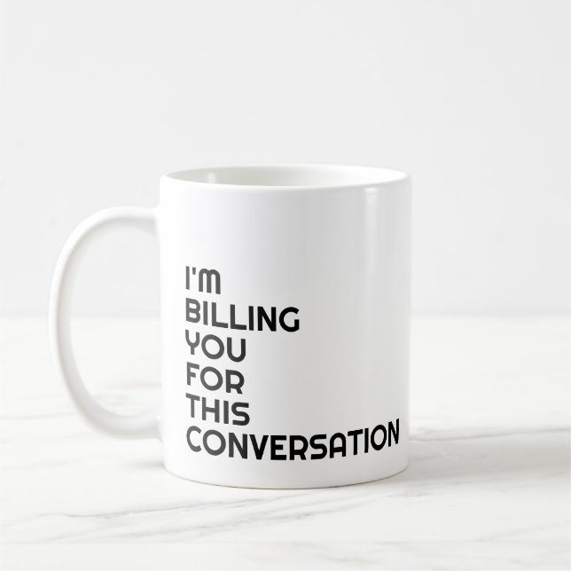 Attorney Office Gift Funny Sutay Black Kaffemugg (Vänster)