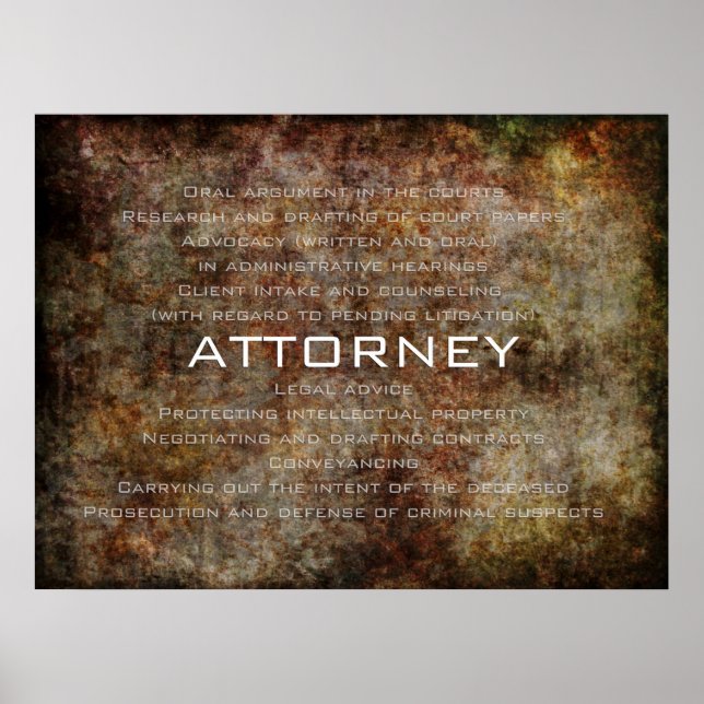 Attorney Poster (Framsidan)