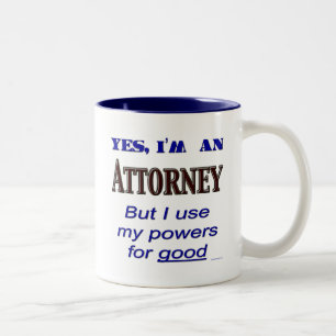 Attorney Powers for Bra Funny Sayed Två-Tonad Mugg