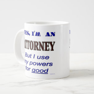 Attorney Powers for Bra Jumbo Coffee Mugg