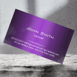 Attorney Professionell Lila Shades Visitkort<br><div class="desc">Klassy Lila Gradient Lawyer/Attorney Affärskort.</div>