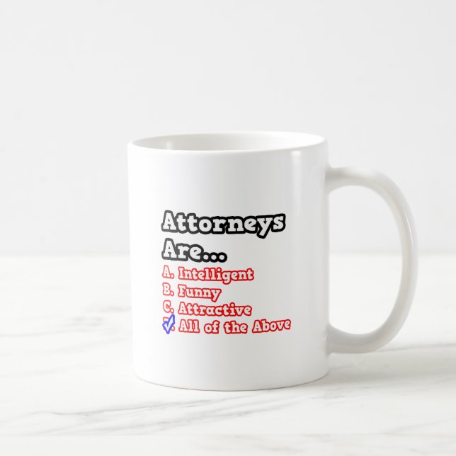 Attorney Quiz.. Joke Kaffemugg (Höger)