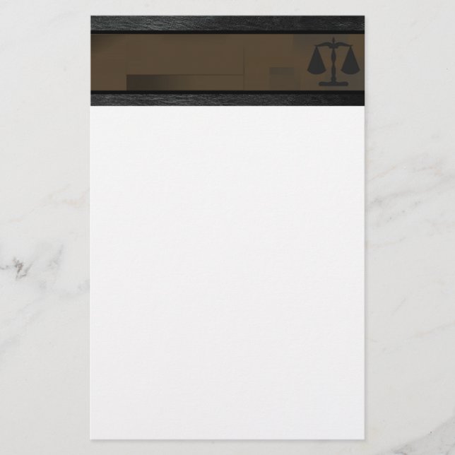 Attorney Stationery Brevpapper (Framsida)