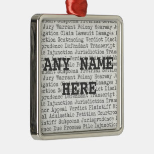 Attorney Terminology Ord jul Julgransprydnad Metall