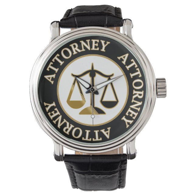Attorney Theme Armbandsur (Framsida)