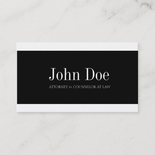 Attorney W/W Visitkort (Framsida)