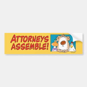 ATTORNEYS FÖRSAMLING! Sandra Boynton Bildekal