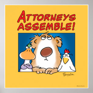 ATTORNEYS FÖRSAMLING! Sandra Boynton Poster