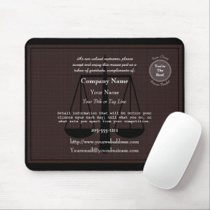 Attorney's Promotional Mouse Pad - HAMbyWG Musmatta