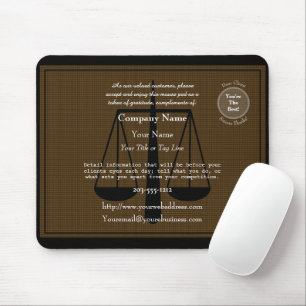 Attorney's Promotional Mouse Pad - HAMbyWG Musmatta