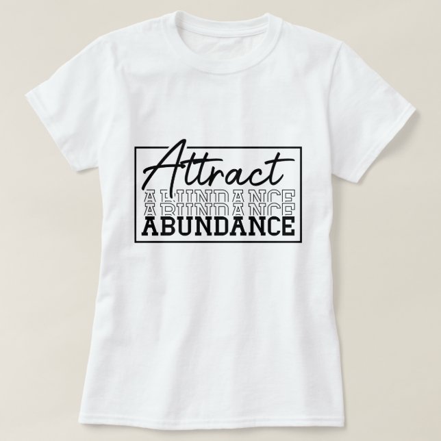 Attrahera överflödig Motiv Anpassningsbar T Shirt (Design framsida)