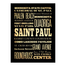 Attraktion & Berömd Ställe of St Paul, Minnesota