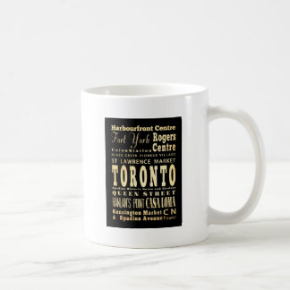 Attraktioner & berömd ställen av Toronto, Kanada Kaffemugg