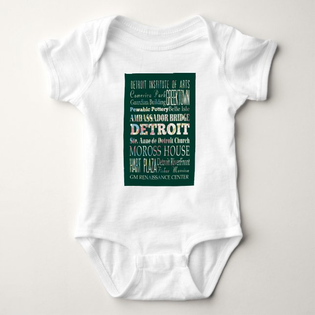 Attraktioner och berömd ställen av Detroit, Tee (Framsida)