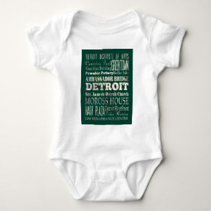 Attraktioner och berömd ställen av Detroit, Tee Shirt