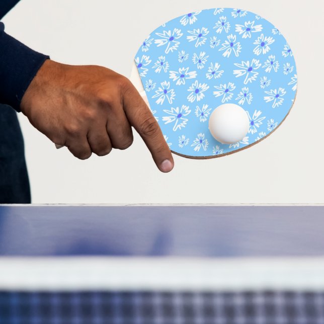 Attraktiv Blommigt Bliss mönstrad Pingisracket (Insitu)