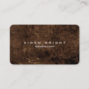 Attraktiv brun Snyggt Modern minimalistisk Visitkort
