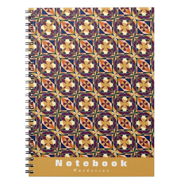 Attraktiv geometri anteckningsbok (Framsidan)