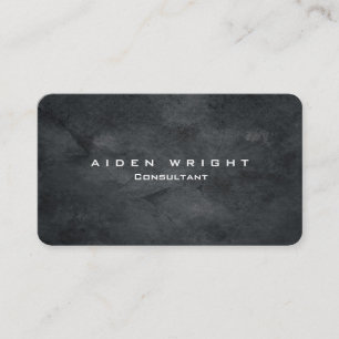 Attraktiv Grått Snyggt Modern Minimalist Visitkort