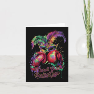Attraktiv maskingermask Boxing Crew Festive Kort