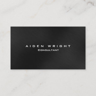 Attraktiv Mörk Grått Snyggt Modern minimalist Visitkort