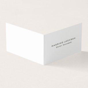 Attraktiv Trendig Stilren Modern Minimalistisk Chi Visitkort