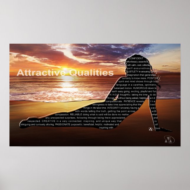 attraktiva egenskaper poster (Framsidan)
