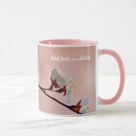 Attraktiva japanska Apricot Flowers Mugg