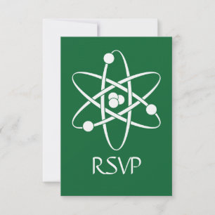 Attraktiva krafter i grön RSVP-kort OSA Kort
