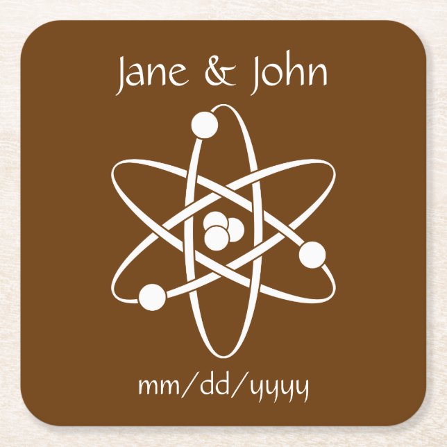 Attraktiva krafter i Papper chokladUnderlägg Underlägg Papper Kvadrat (Framsidan)