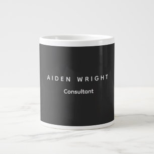 Attraktivt Grått Klassiskt minimalistiskt Jumbo Mugg