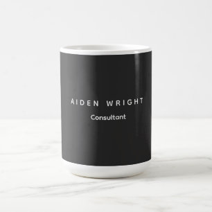 Attraktivt Grått Klassiskt minimalistiskt Kaffemugg