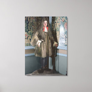 Attrappen stiger ombord figuren av en man, c.1690 canvastryck