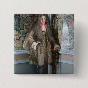Attrappen stiger ombord figuren av en man, c.1690 knapp