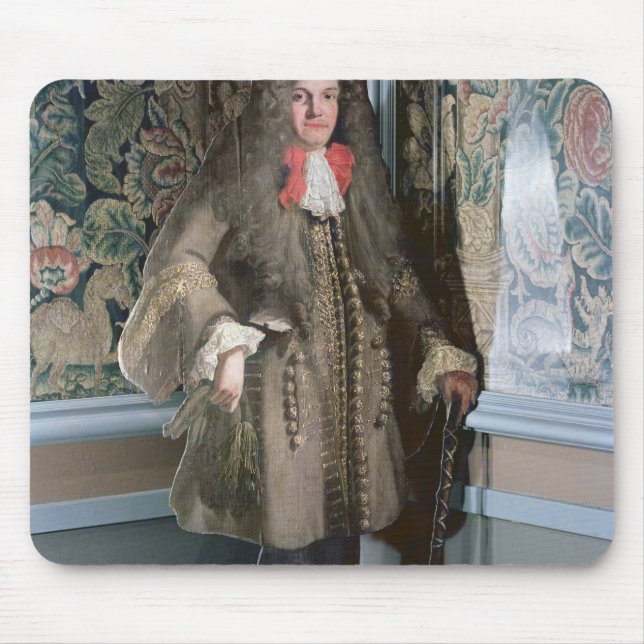 Attrappen stiger ombord figuren av en man, c.1690 musmatta (Framsidan)