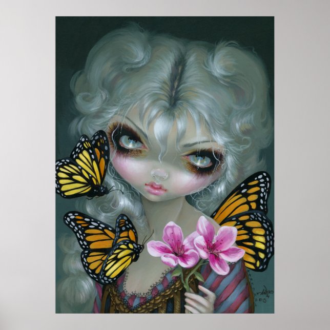 Attrera Butterflies ART PRINT gothic rocofae Poster (Framsidan)