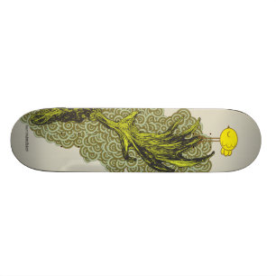 attweetude mini skateboard bräda 18,5 cm