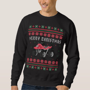 ATV 4 Hjulare Vuxna julsötare Sweatshirt