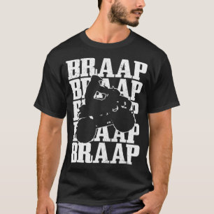 ATV-bromssystem med fyra bike 4 Hjul-Vintage ATV R T Shirt