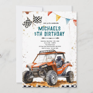 ATV-födelsedagsfest inbjudan
