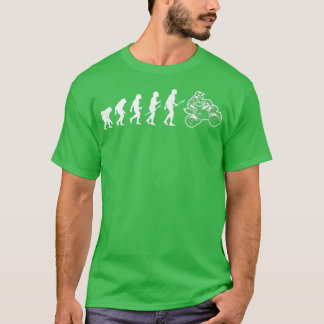 ATV Fyra hjul utanför landsvägskörning Human Biker T Shirt