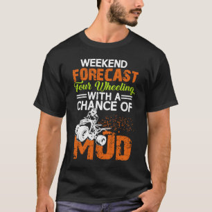 ATV Fyra rullningsrider för terrängvägskörning och T Shirt