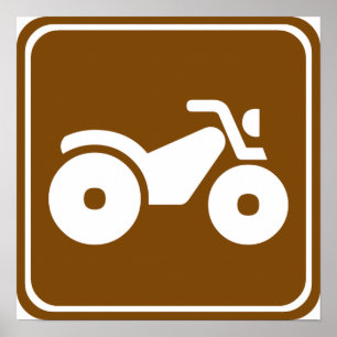 ATV-huvudvägen undertecknar Poster