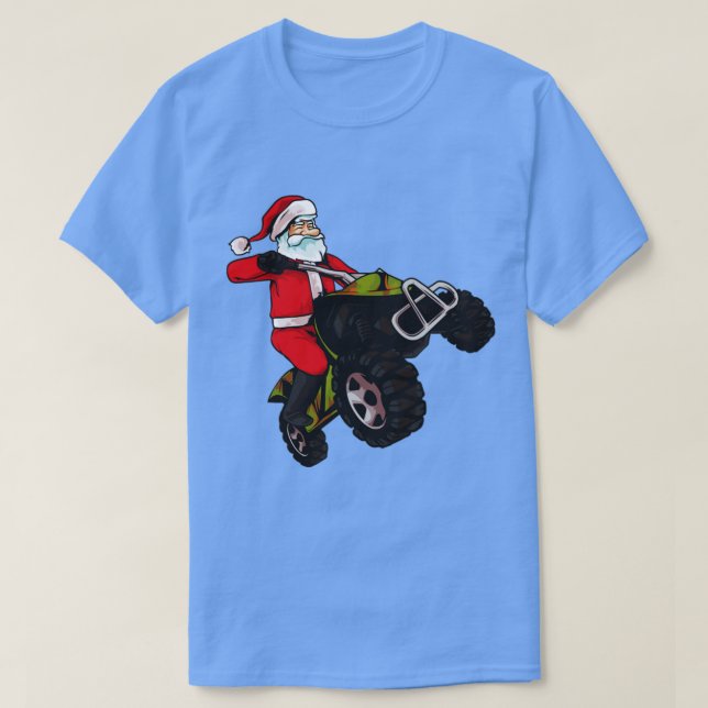 ATV Jultomten off Road jul T Shirt (Design framsida)